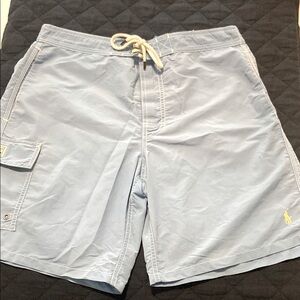 Polo by Ralph Lauren Blue Board Shorts with Classic Cut